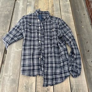 navy blue flannel